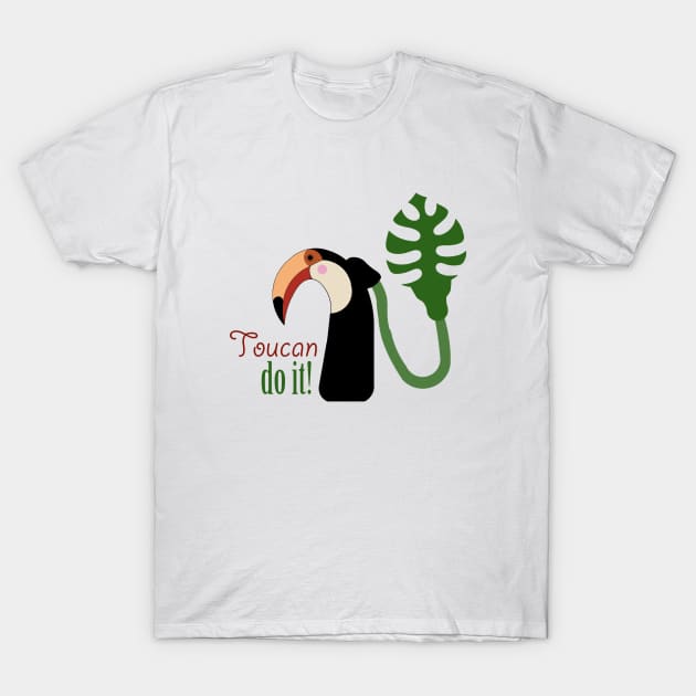 Cochlear Implant - Toucan do it! Design T-Shirt by First.Bip